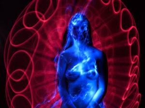 Charlottemodel, Livermore, lightpainting, 2023
